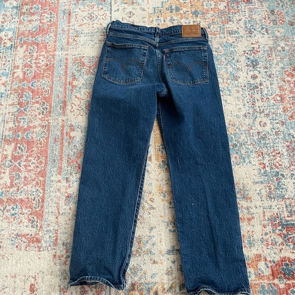 Levi’s Wedgie Straight denim blue jeans - Picture 5 of 8